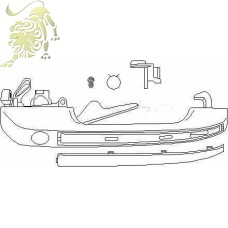 HP102 881 Защелка двери перед.право Golf Jetta без серцевины